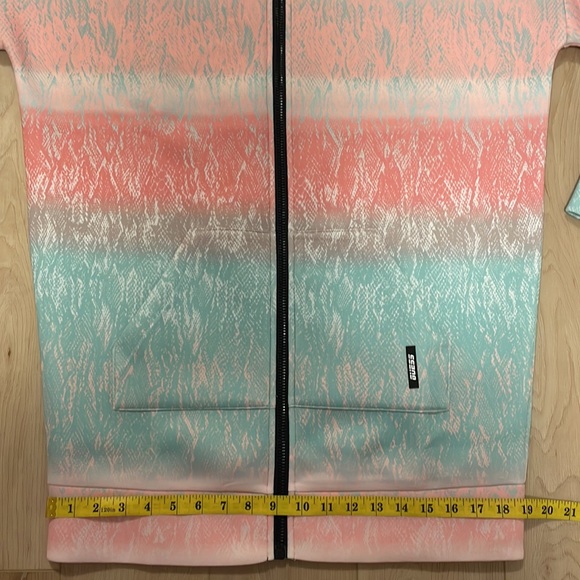 GUESS Corrine Python-Print Full-Zip Jacket, sz S - Picture 12 of 14